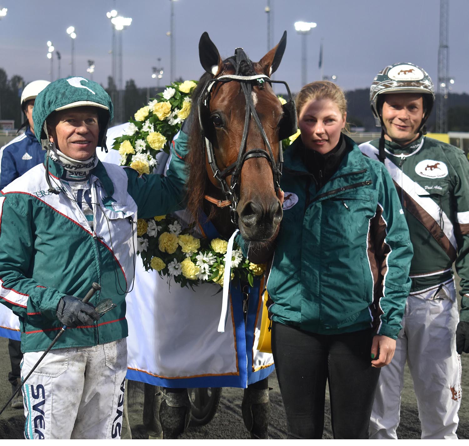 En kvartett vi får se på Solvalla i morgon, Örjan Kihlström, Who's Who, Jennie Ek och Pasi Aikio. Foto: A.Lindblom